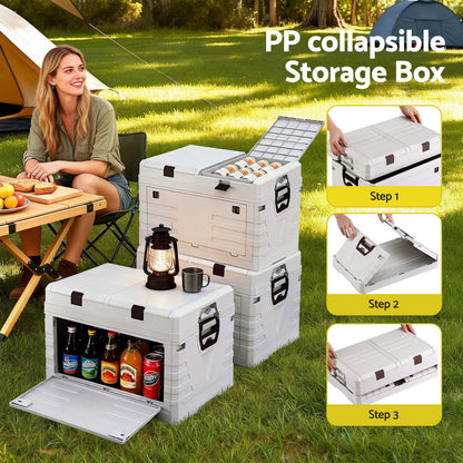 Outdoor Storage Box Foldable 52.5x35x34.5cm