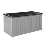 Outdoor Storage Box Container Garden Toy 270L Dark Grey