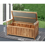 Outdoor Storage Box Garden Bench Tools Toy Chest Furniture Container Shed