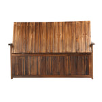 Outdoor Storage Box Garden Bench Wooden Chest Tool Container Cabinet XL