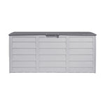 290L Outdoor Storage Box Cabinet Container Garden Shed Deck Tool Lockable