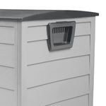 290L Outdoor Storage Box Cabinet Container Garden Shed Deck Tool Lockable