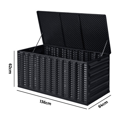 Outdoor Storage Box 490L Foldable Garden Container - 4