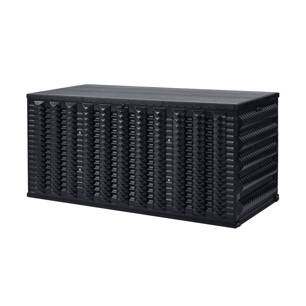 Outdoor Storage Box 490L Foldable Garden Container - 7