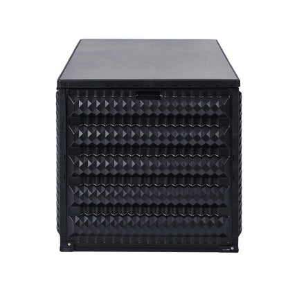 Outdoor Storage Box 490L Foldable Garden Container - 8