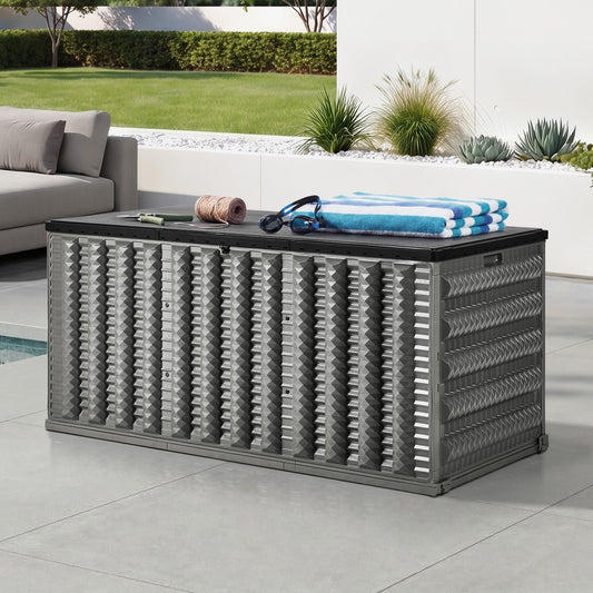 490L Outdoor Storage Box Foldable Weatherproof | HomeAndLivi - 6