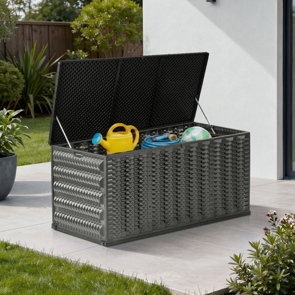 Outdoor Storage Box 680L Foldable Garden Container - 8