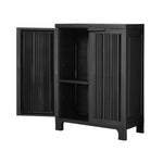 Versatile and Adjustable Outdoor Storage Cabinet: Black Box for Garden and Garage