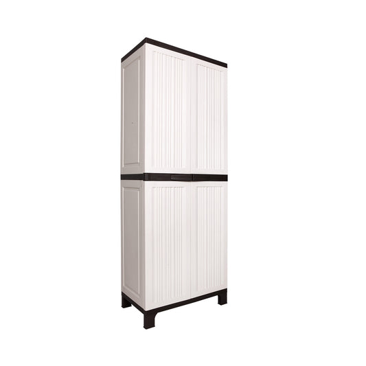 Outdoor Storage Cabinet Box Garage Garden Cupboard Adjustable Lockable