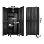 Outdoor Storage Cabinet Box Cupboard Garage Garden Adjustable Lockable