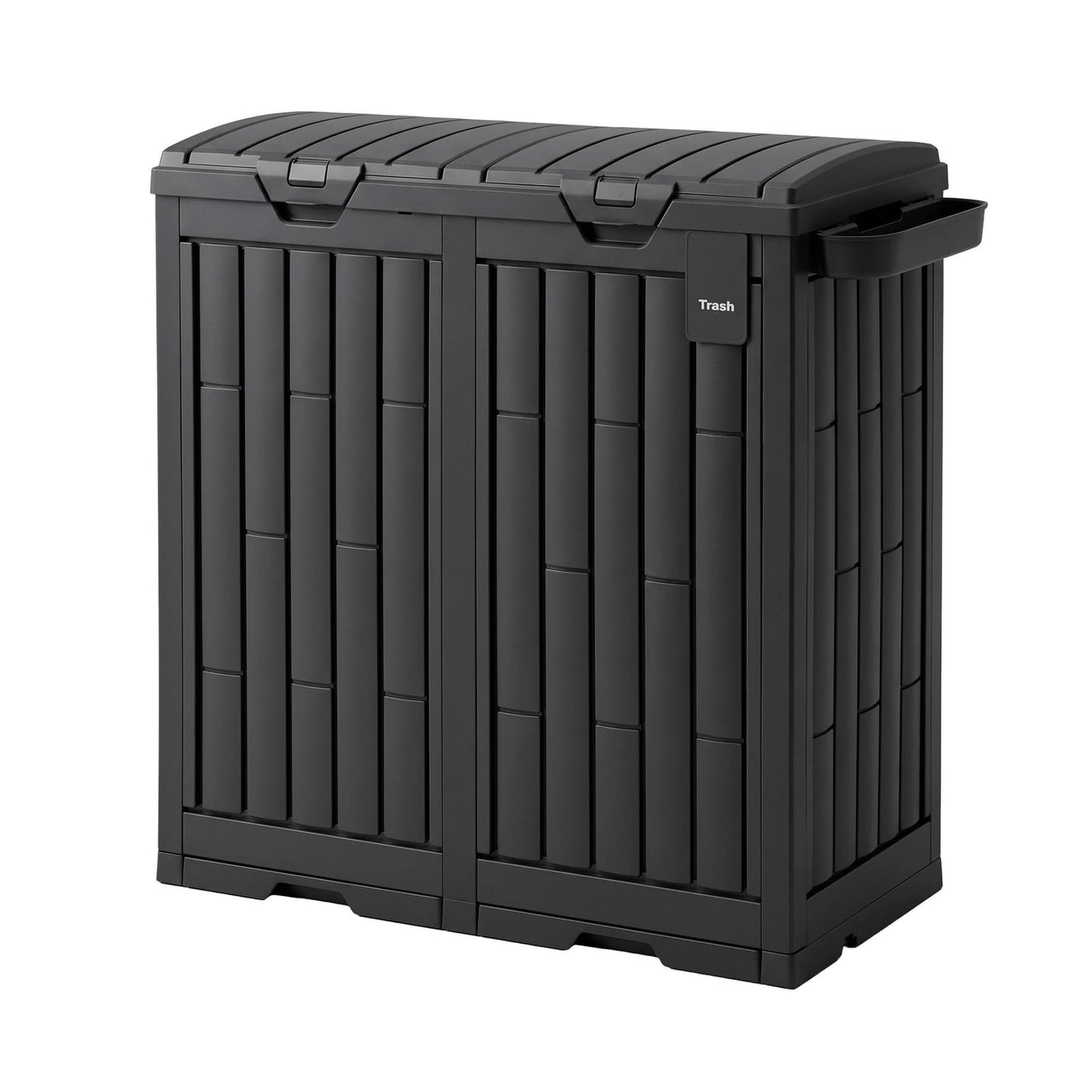 Outdoor Dual Compartment Trash Can 78x41x87cm