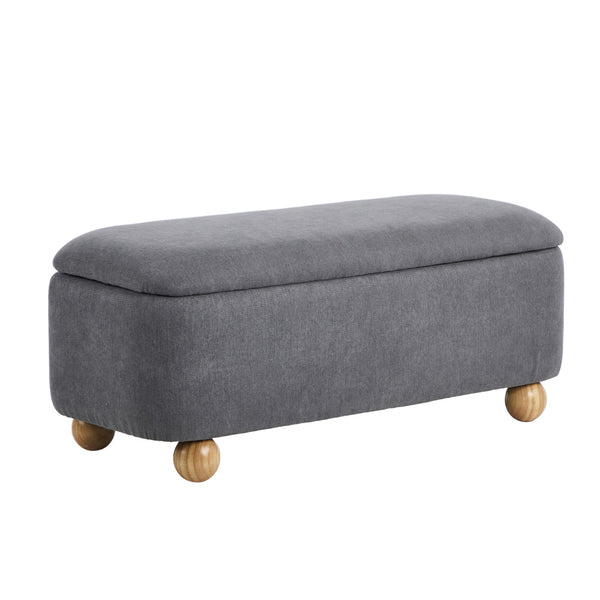  Storage Ottoman Foot Stool Linen Couch Bench Blanket Box