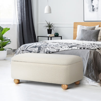 Storage Ottoman Blanket Box Teddy Stool Bench