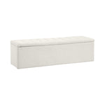 Storage Ottoman XL  Sherpa White