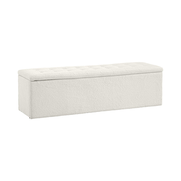  Storage Ottoman XL  Sherpa White