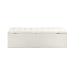 Storage Ottoman XL  Sherpa White