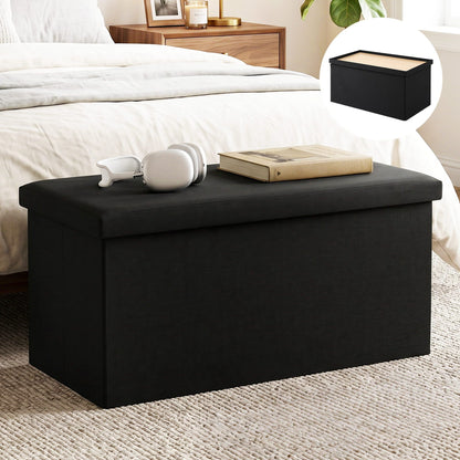 Storage Ottoman Bench Folding Blanket Box | HomeAndLiving
