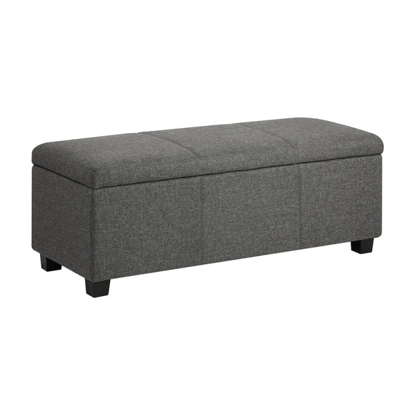  Storage Ottoman Linen Fabric Large