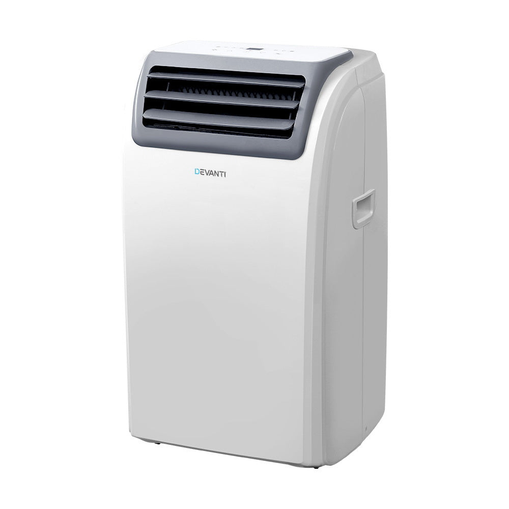 Devanti Portable Air Conditioner Cooler Fan Dehumidifier - White