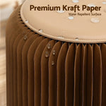 Folding Paper Stools Set 2 Cushions 100KG | HomeAndLiving