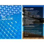 Pool Cover 500 Micron 10X4M Blue Swimming Pool Solar Blanket 4M Roller