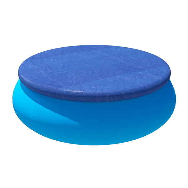  Round Pool Solar Cover - 2.44M Blue Blanket