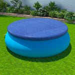 Round Pool Solar Cover - 2.44M Blue Blanket