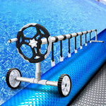 Pool Cover 500 Micron 7X4M Silver Swimming Pool Solar Blanket 5.5M Roller