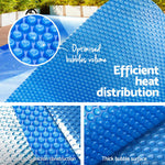 Pool Cover 500 Micron 8X4.2M Swimming Pool Solar Blanket Blue