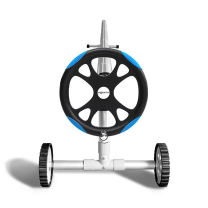 Pool Cover Roller 5.5M Adjustable Swimming Pool Solar Blanket Reel Blue