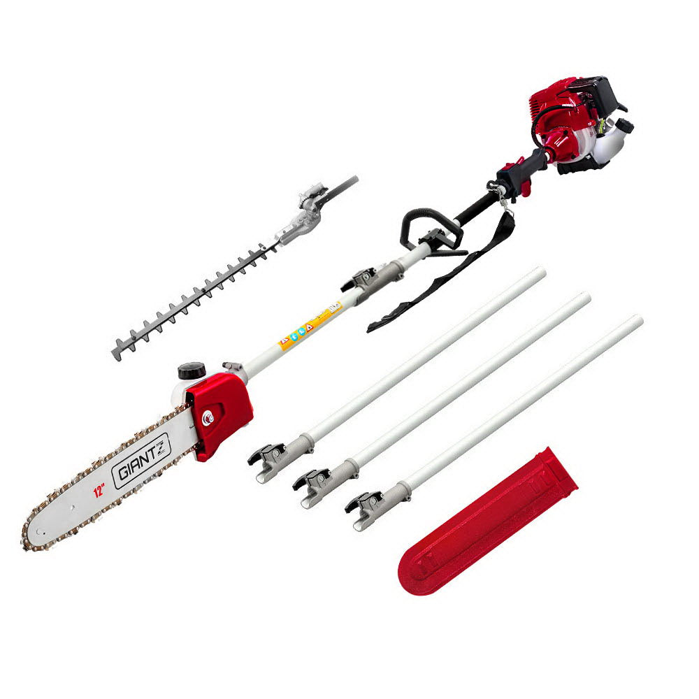 40Cc Pole Chainsaw Hedge Trimmer 12In Chain Saw 4-Stroke 4.3M Long Reach