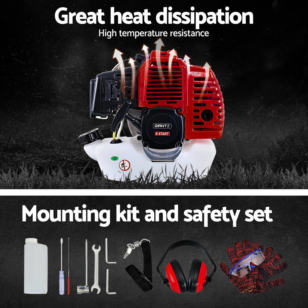 5-in-1 Pole Chainsaw & Hedge Trimmer - Petrol