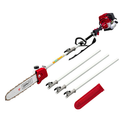 40Cc Pole Chainsaw 12In Chain Saw 4-Stroke Petrol 4.3M Long Reach