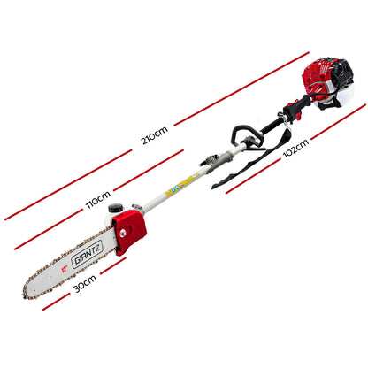 65Cc Pole Chainsaw 12In Chain Saw Petrol 4.3M Long Reach