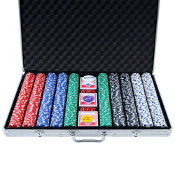 1000Pcs Poker Chips Set With Case