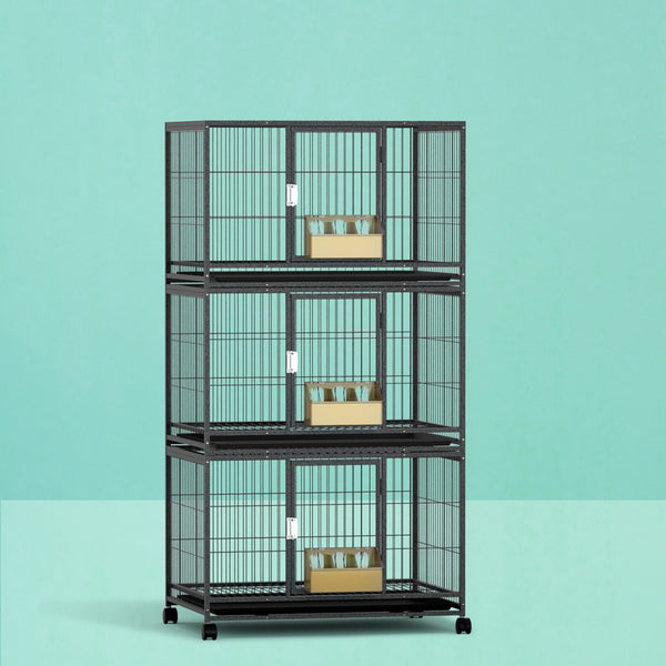  Bird Cage Large Bird Cages Aviary Budgie Perch Cage Parrot Pet Stand Wheels