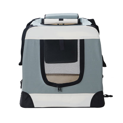 Pet Carrier Soft Crate Dog Cat Travel 90X61Cm Foldable Car 2Xl