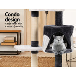 Cat Tree 112Cm Tower Scratching Post Scratcher Wood House Furniture