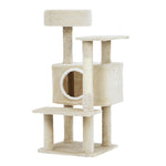 Cat Tree 90Cm Scratching Post Tower Scratcher Wood House Bed Trees