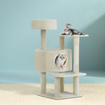 Cat Tree 90Cm Scratching Post Tower Scratcher Wood House Bed Trees