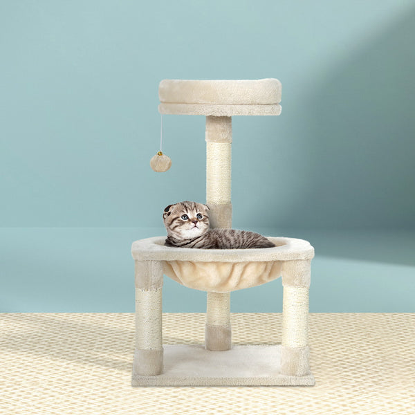  Cat Tree 69Cm Scratching Post Tower Scratcher Wood Toys House Bed