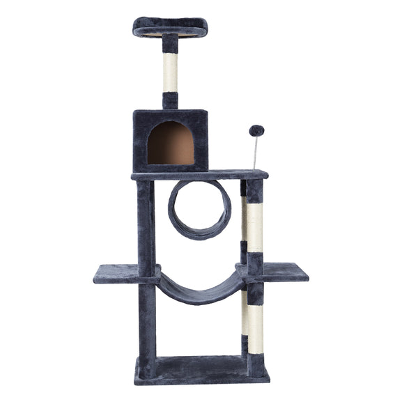  Cat Tree Tower Scratching Post Scratcher Wood Condo House Bed Trees 151Cm