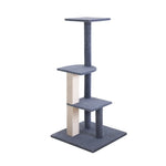 Wooden 124cm Cat Tree with Scratching Post