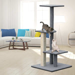 Wooden 124cm Cat Tree with Scratching Post