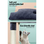 Cat Tree 102Cm Scratching Post Tower Scratcher House Board Grey