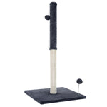 Sleek Cat Tree Tower with Scratching Posts - Grey 105cm