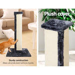 Cat Tree 92Cm Scratching Post Tower Scratcher Wood Bed House Trees