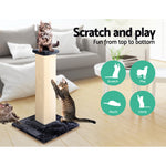 Cat Tree 92Cm Scratching Post Tower Scratcher Wood Bed House Trees