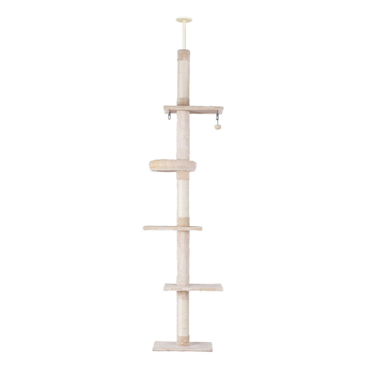 i.Pet Cat Tree 290cm Tower Scratching Post Scratcher Floor to Ceiling Cats Bed