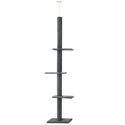 Floor-to-Ceiling Cat Tree Tower - 290CM
